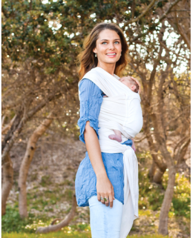 Organic Pocket Wrap Carrier - CREAM/VANILLA